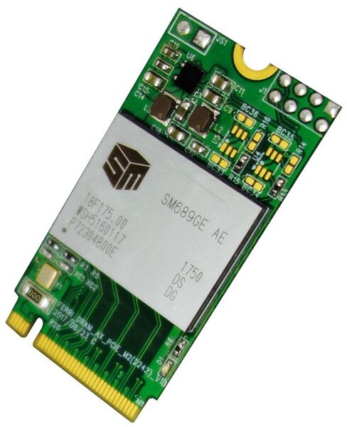 Mit der kompakten SSD auf einem Chip kann die Aufzeichnung gleich in der Lampe erfolgen. (Hy-Line)