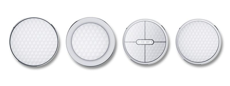 Red Dot Award 2015 - Smart-Home-Lösung smanos K1 SmartHome DIY Kit von Hersteller Chuango Security Technology Corporation, China: Der smanos K1 SmartHome DIY Kit ermöglicht es dem Immobilienbesitzer, sich durch drahtlose Vernetzung jederzeit Zugriff auf die Elektrik im Haus zu verschaffen und eine intuitive Bedienung aus der Ferne oder direkt vor Ort zu nutzen. Lichtschalter und Steckdosen, Schlösser und Kameras, Alarmanlagen und Umgebungssensoren können abgerufen, eingestellt und mit dem Smartphone überprüft werden. Bis zu 50 drahtlose Smart-Home-Elemente lassen sich in die Hausautomation integrieren und sind ohne technische Kenntnisse intuitiv steuerbar, was eine Nutzung auch für Kinder und ältere Menschen möglich macht.  (Bild: Red Dot)