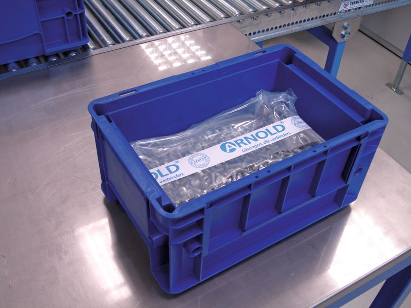 Bild 2:  Die Transportverpackung Cleanpac sorgt dafür, dass sich durch die Lagefixierung die Cleancon-Schrauben nicht bewegen können und somit kein Abrieb und Partikel entstehen. (Bild: Deprag Schulz)