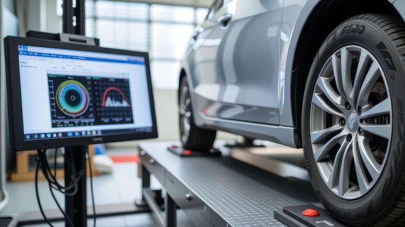 Die Software VDA 4.1 dient der Analyse von Messdaten aus Fahrzeugtests.(Bild:  © Cherrin/stock.adobe.com - generiert mit KI)