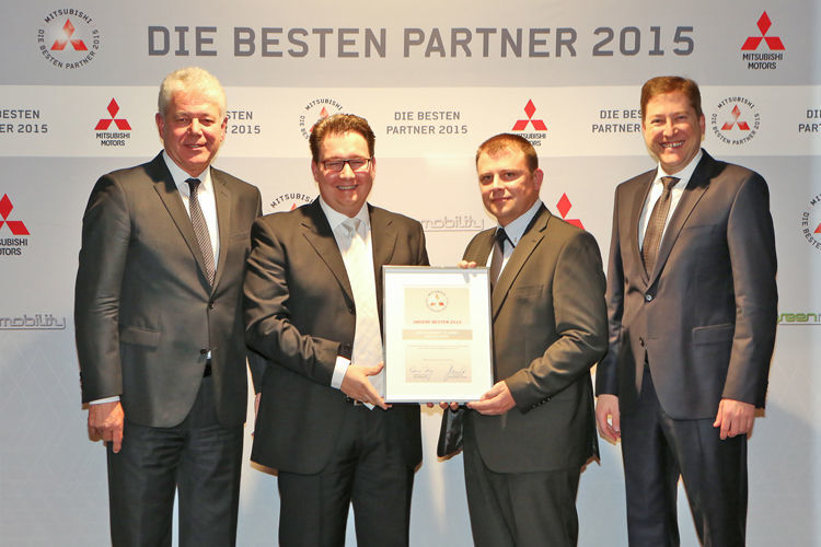 Mitsubishi – „Die besten Partner 2015“: Brüggemann TS GmbH, Düsseldorf (Foto: Sciborski/MMD Automobile)