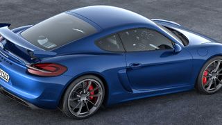 Auf Basis des Porsche Cayman GT4 (im Bild) stellt der Sportwagenhersteller in Los Angeles eine neue Clubsportversion vor. (Foto: Porsche)