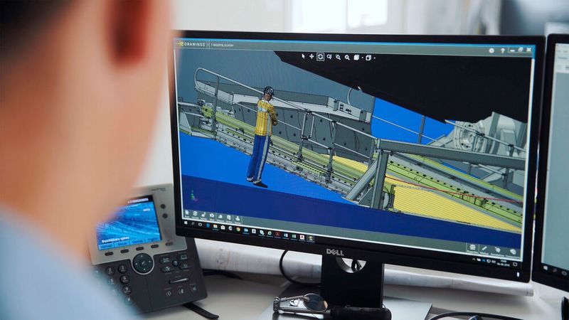 Weniger manuelles Handling schafft mehr Arbeitssicherheit an Deck. Denn aufgrund der Geröllräumplattform mit RUD-Kettenantrieb reduziert sich das Risiko von Personenschäden erheblich.  (Van Oord)