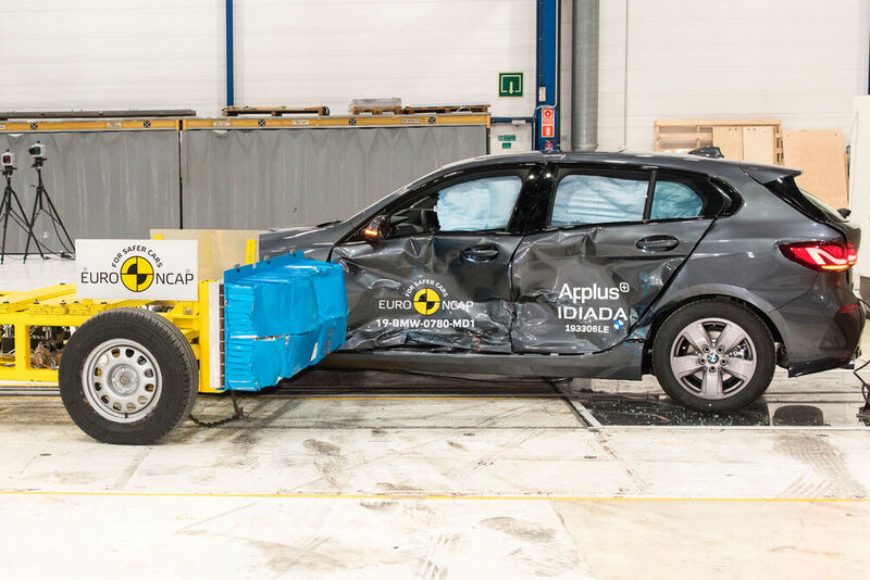 Holte volle fünf Sterne im letzten NCAP-Crashtest : der 1er-BMW. (Euro-NCAP)
