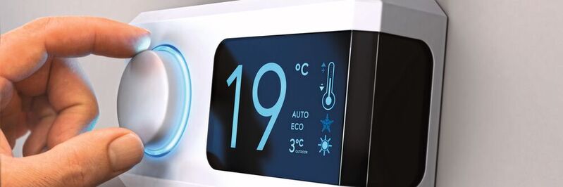 Ausregeln: Ein Beispiel für eine einfache Regelung ist die Temperaturregelung in Innenräumen. 