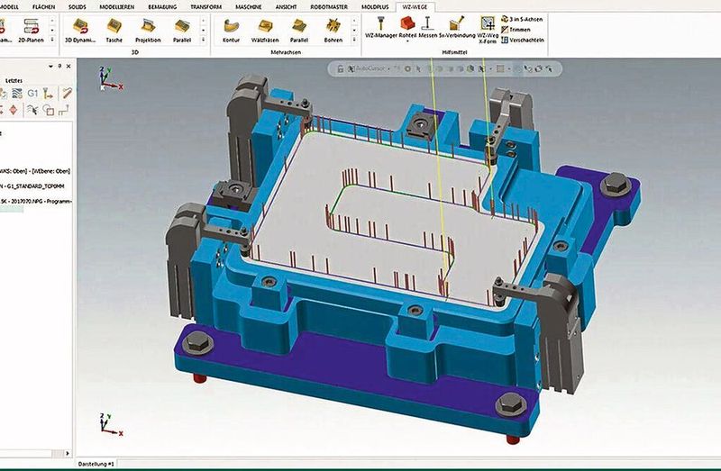 Eine speziell für Rührreibschweiß-Prozesse entwickelte Programmiersoftware erleichtert dem Anwender Schweißprogramme zu erstellen. (Bild: Grenzebach)