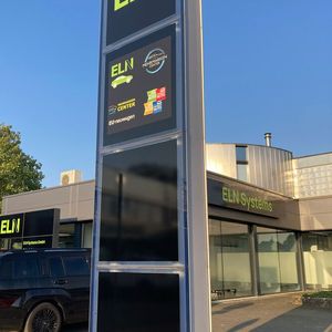 ELN hat die CI neu gestaltet. Mehrmarken-Center haben fünf Jahre Zeit, sie in ihren Betrieben umzusetzen.(Bild:  ELN Systems)