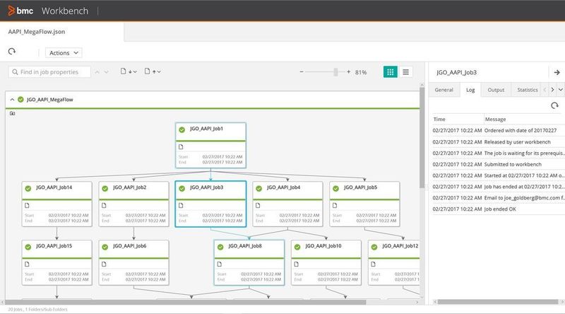 Die Control-M Workbench von BMC automatisiert Workflows in der Anwendungsentwicklung. (BMC)