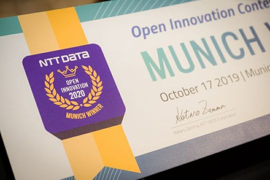 Der Open Innovation Contest fand im Enso von NTT Data am 17. Oktober 2019 statt.(Quelle:  NTT Data)
