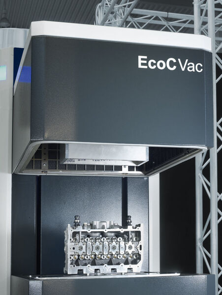 Mit Eco-C-Vac hat Dürr Ecoclean kürzlich ein effektives Trockenreinigungssystem vorgestellt, das ohne Druckluft arbeitet. (Dürr/Horst Nogajski)