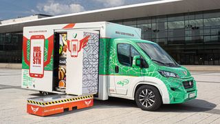 Durch den Rinspeed City Snap lassen sich laut Frank M. Rinderknecht 50 Prozent der städtischen Lieferfahrzeuge einsparen. (Bild: Rinspeed)