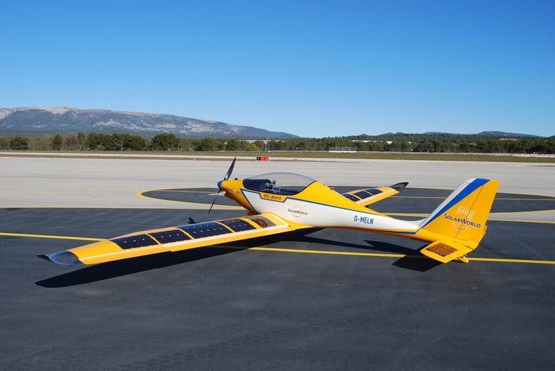 Kooperation von SolarWorld und PC Aero: Solar-Ultraleichtflugzeug e-One (e-one)