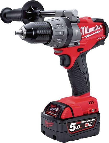 Der Akku-Schlagbohrschrauber Fuel M18 CPD von Milwaukee liefert in der 5,0-Ah-Version ein maximales Drehmoment von 80 Nm. (Milwaukee)