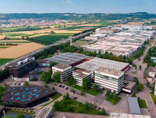 Der Firmensitz von Trumpf in Ditzingen. Hier sollen die neuen Bauvorhaben umgesetzt werden.(Bild:  TRUMPF/Martin Stollberg)