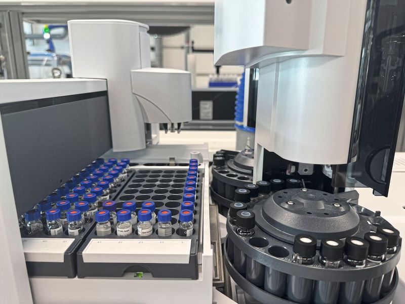Die Self-Driving Labs Plattform des Start-Ups Atinary aus Lausanne erlaubt es, in einer einzigen Woche mehr Experimente durchzuführen als ein klassischer Doktorand in fünf Jahren schaffen würde.  (Bild: Anne Richter, VCS)