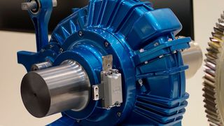 Leichtbau-Radsatzgetriebe SE-369 mit Aluminiumgehäuse und bionischer Verzahnung. (Voith Turbo)