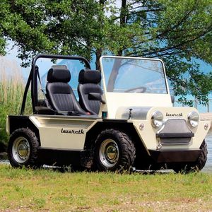 Daraus wurde später ein leichtes, Jeep-ähnliches Militärfahrzeug, das jedoch allenfalls für den Zivildienst taugte und von Issigonis auf den Namen Mini Moke getauft wurde.(Bild:  Lazareth)