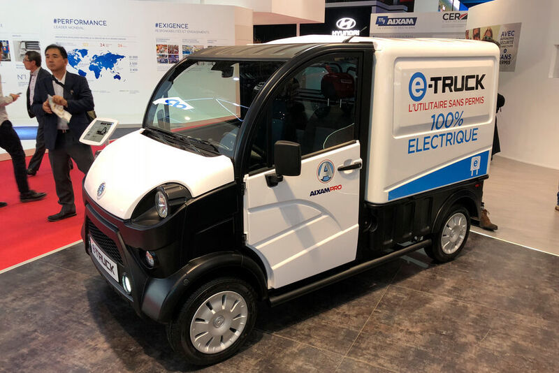 Gedacht für die Belieferung der Innenstädte ist der neue E-Truck, der mit seiner 6,14 kWh-Batterie gut 80 Kilometer weit stromern kann. (SP-X/Peter Maahn)