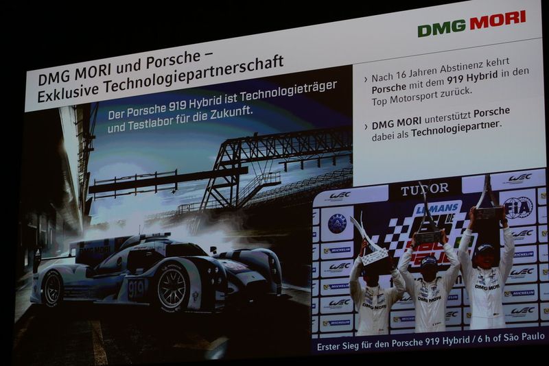 Technologiepartnerschaft Porsche mit DMG Mori. (Bild: Anne Richter, SMM)