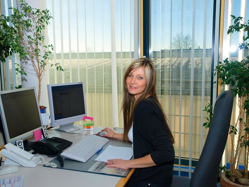 Manuela Kranz, unsere zweite nette Empfangsdame: 