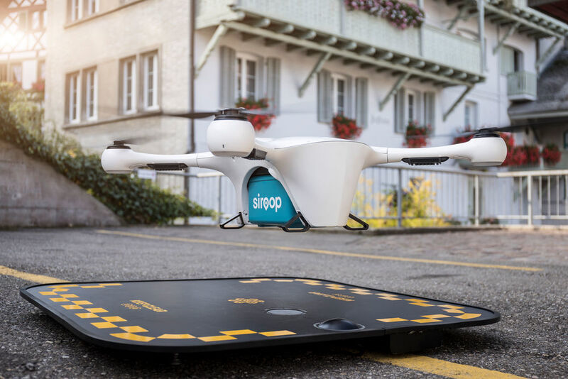 Bei den Drohnen handelt es sich um Matternet Drohnen des Typs M2, die eine Traglast von maximal zwei Kilogramm und eine Reichweite von etwa 20 Kilometern haben. (Daimler)