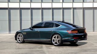 Der neue Genesis G80 ist ein neuer Konkurrent für BMW 5er, Mercedes E-Klasse oder Audi A6/A7. (Bild: Genesis)