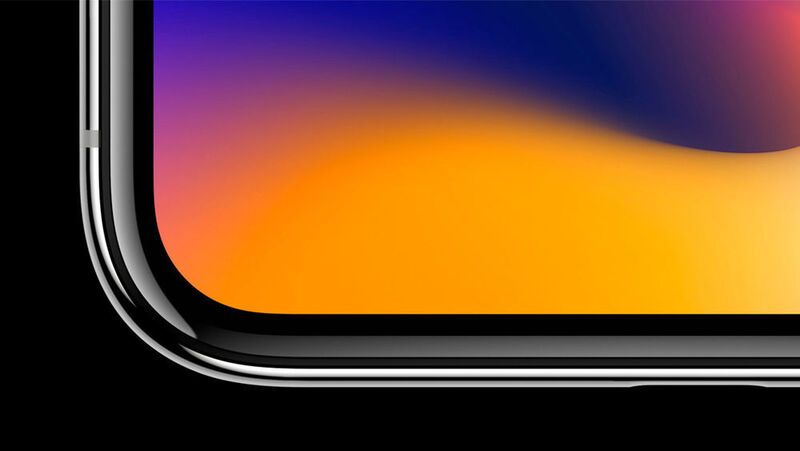 Die Edelstahl-Umrandung gibt dem iPhone X ein noch edleres Aussehen. (Apple)