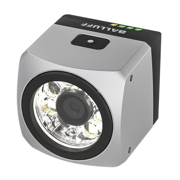 Bringt Licht ins Dunkel: Der neue Identsensor BVS ID von Balluff verknüpft klassische Prozesskommunikation mit Informationstechnologie. Als erster Code- reader überhaupt nutzt er zur Datenübertragung verschiedene Kommunikationskanäle.  (Bild: Balluff)