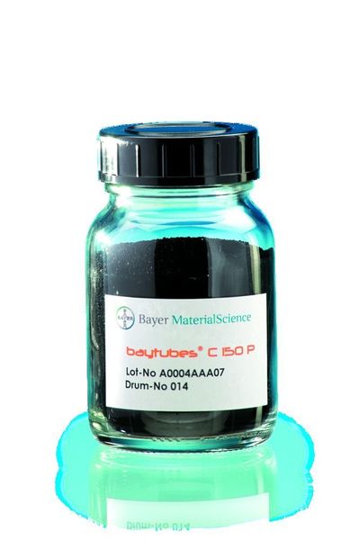 Eigentlich sind die Nanoröhren Grafitstaub. Die wabenartige Grafitstruktur ist zu einer Röhre aufgerollt, die einwandig oder mehrwandig sein kann.  (Bild: Bayer MaterialScience)