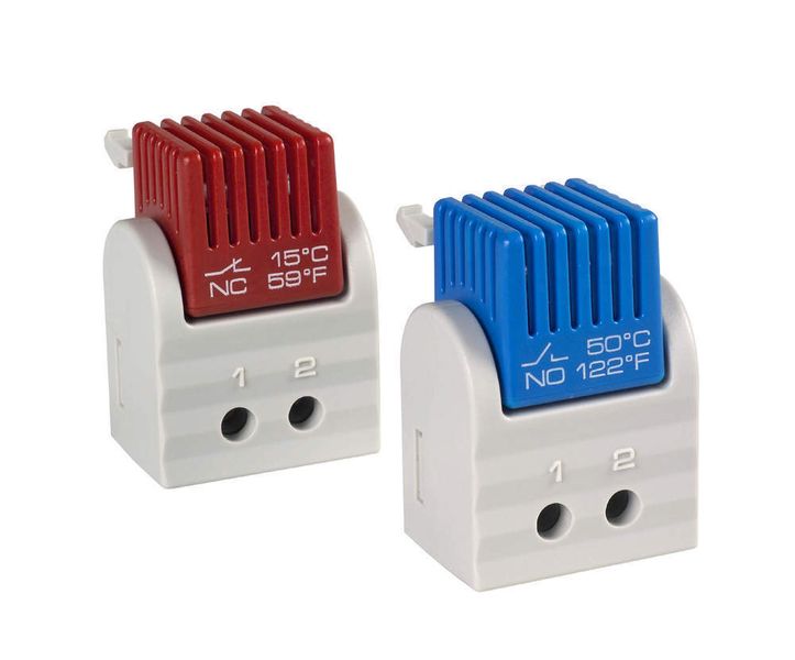 3 und 4 Die Schaltschrank-Thermostate FTO/FTS (links) und FTD (rechts)  von Lohmeier verbessern die Betriebssicherheit. (Archiv: Vogel Business Media)