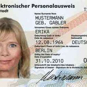 Muster elektronischer Personalausweis