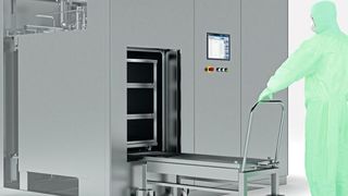 Die Sterilisatoren der neuen SBM Essential Line mit Vakuum-Dampf, Dampf-Luftgemisch oder einem  kombinierten Verfahren sind dank modularem Ansatz für vielfältige Einsatzbereiche geeignet. (Bild: Syntegon)