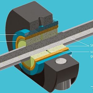 Ein neues Gleitlagerdesign mit Wasserschmierung und galvanischer Kopplung, verhindert ohne zusätzlichen Strom die Tribokorrosion.