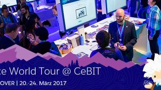Auch in diesem Jahr findet während der CeBIT in Hannover die Salesforce World Tour statt. Mit im Gepäck ist u.a. die Service Cloud Einstein, eine vollständig vernetzte Kundenservice-Plattforrm. (Salesforce)
