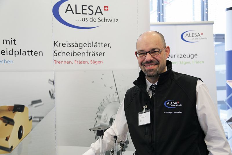 Christoph Leimgruber (CEO, Alesa AG) äussert sich am Tag nach dem Franken-Euro-Schock positiv über die Zukunft der Schweizer MEM-Indus­trie. (Bild: Matthias Böhm)