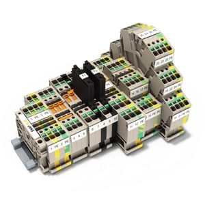 Vorkonfektionierte Klemmleiste mit Snap In, der Anschlusstechnologie der Zukunft.(Bild:  Weidmüller)