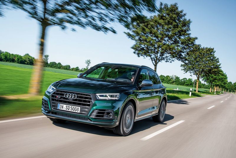 Etwas unvernünftiger: Der neue SQ5 kommt mit einem 3-Liter-TFSI mit 260 kW/354 PS und 500 Newtonmeter Drehmoment zwischen 1.370 U/min und 4.500 U/min – Fahrspaß inklusive. (Audi)