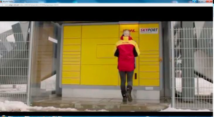 DHL Paketdrohne: Test in der bayrischen Gemeinde Reit im Winkl,  die vollautomatisierte Be- und Entladung des Kopters an einer speziell entwickelten Packstation, dem Parcelcopter SkyPort (Bild: DHL)