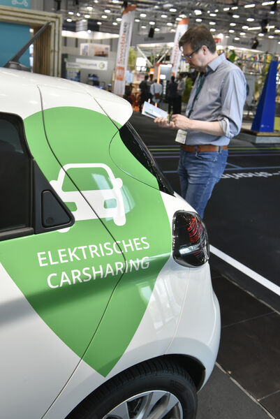 Thema „Car Sharing“ in Halle 1 (Koelnmesse GmbH, Thomas Klerx)