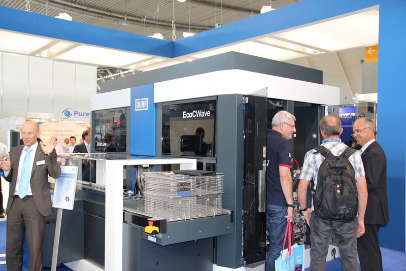 Messeneuheit von Dürr: Der Eco-C-Wave. (Bild: Itasse)
