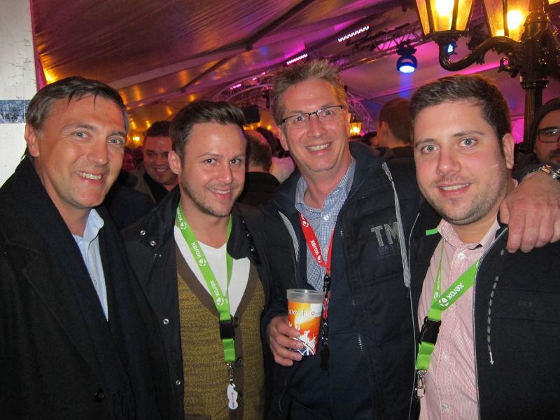 Was hier gespeichert wurde, wissen nur (v. l.) Jan Kapitza, Buffalo, Ralph Neumann, ALSO,  Volker Leifeld, PNY, und Marco Schulze, ALSO (Bild: IT-BUSINESS)