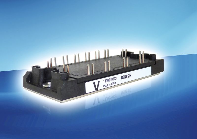 EBVchip Genesis: Das Boost-Bridge IGBT-Modul mit SiC-Dioden für effiziente Wechselrichter war der erste EBVChip (Bild: EBV)