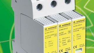 Das Wietap GM YPV SCI bietet Überspannungsschutz, Brandschutz und Personenschutz in einem Gerät. Bild: Wieland (Archiv: Vogel Business Media)