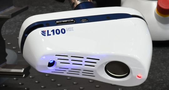 New L100NX Blue Laser CMM Scanner(Source:  LK Metrology)