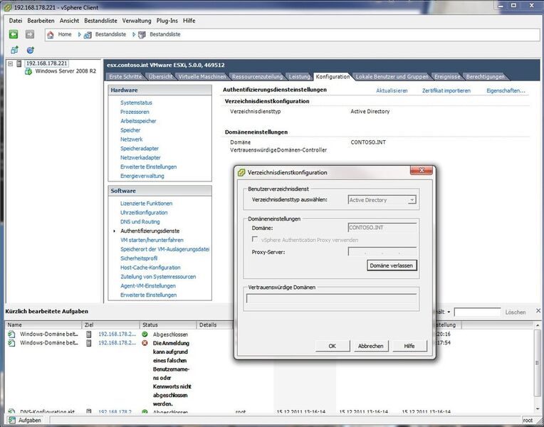 Abbildung 2 - Auch VMware bietet mit dem ESXi-Server eine kostenlose Virtualisierungslösung. (Archiv: Vogel Business Media)