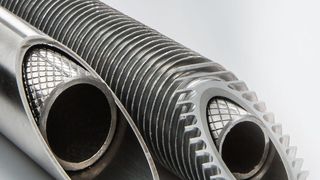 Optimierte Rohroberflächen an der Innen- und Außenseite ermöglichen eine zunehmend kompakte Bauweise von Wärmeübertragern und werden auf die spezifischen Kundenanforderungen angepasst. (Wieland Thermal Solutions)