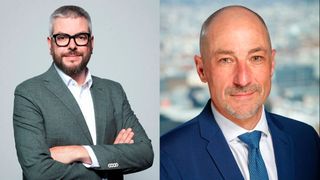 Holger Kiener (li.) wechselt von Lexus zu Toyota, Michael Röck von Toyota zu Lexus. (Bild: Toyota)