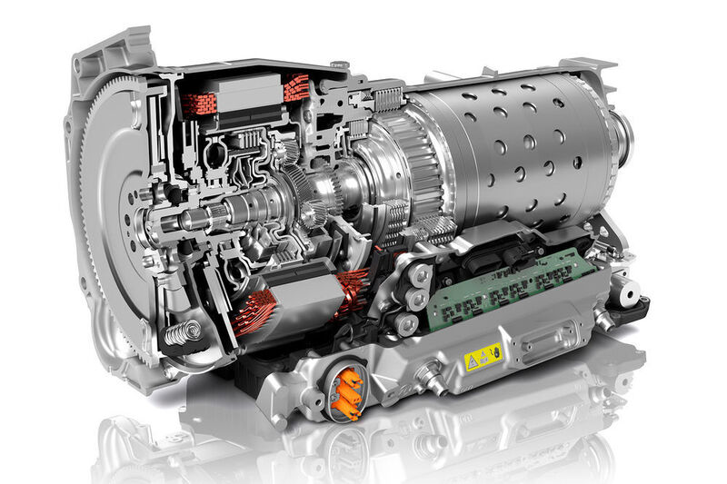 Die vierte Generation des „8HP“-Getriebes ist als Hybrid-Baukasten ausgelegt. (ZF Friedrichshafen)
