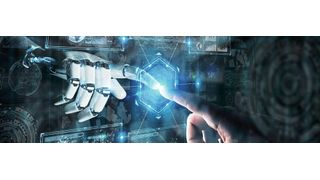 Mensch-Maschine-Schnittstelle: Ob mit Sprache bedienen, mit angepasster Software Daten darstellen oder mit maschinellem Lernen; die Kommunikation zwischen uns Menschen und der Maschine verändert sich. (Bild: (c) sdecoret - stock.adobe.com)