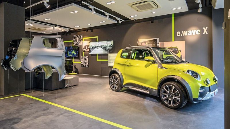 Ersatzteile: Die E-Go-Modelle sind so konzipiert, dass Bauteile leicht getauscht werden können. So lässt sich etwa auch die Farbe des Autos schnell verändern, ohne es neu zu lackieren. (E-Go Mobile)